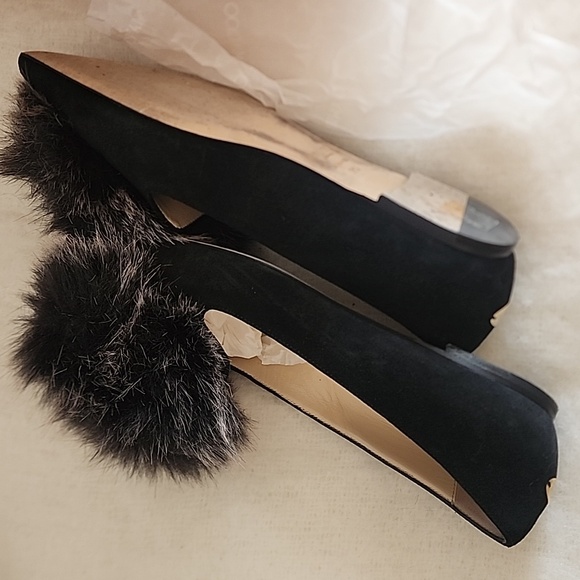 Jimmy Choo Fur Flats - Picture 7 of 7